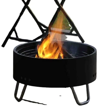 Propane 19 Inch Portable charcoal Fire Pit bowl Smokeless Fire Pit Outdoor Fire Table Heater For Garden.