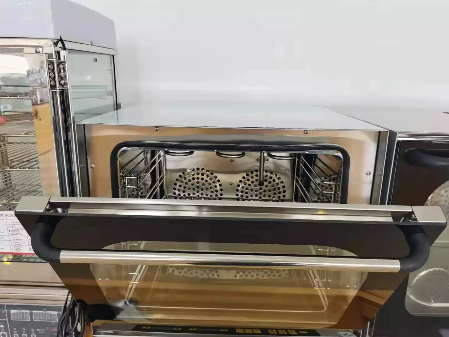Convection Pven With Spray Function Commercial Oven Full Perspective Hot Air Circulation Electric Oven
