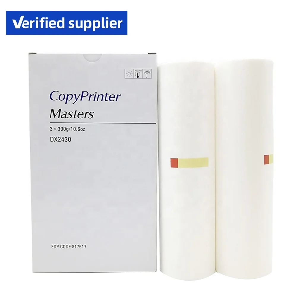 Comstar Compatible Ricoh DX-2430 Master Paper Roll 817612 for Ricoh Priport DX2430 Master