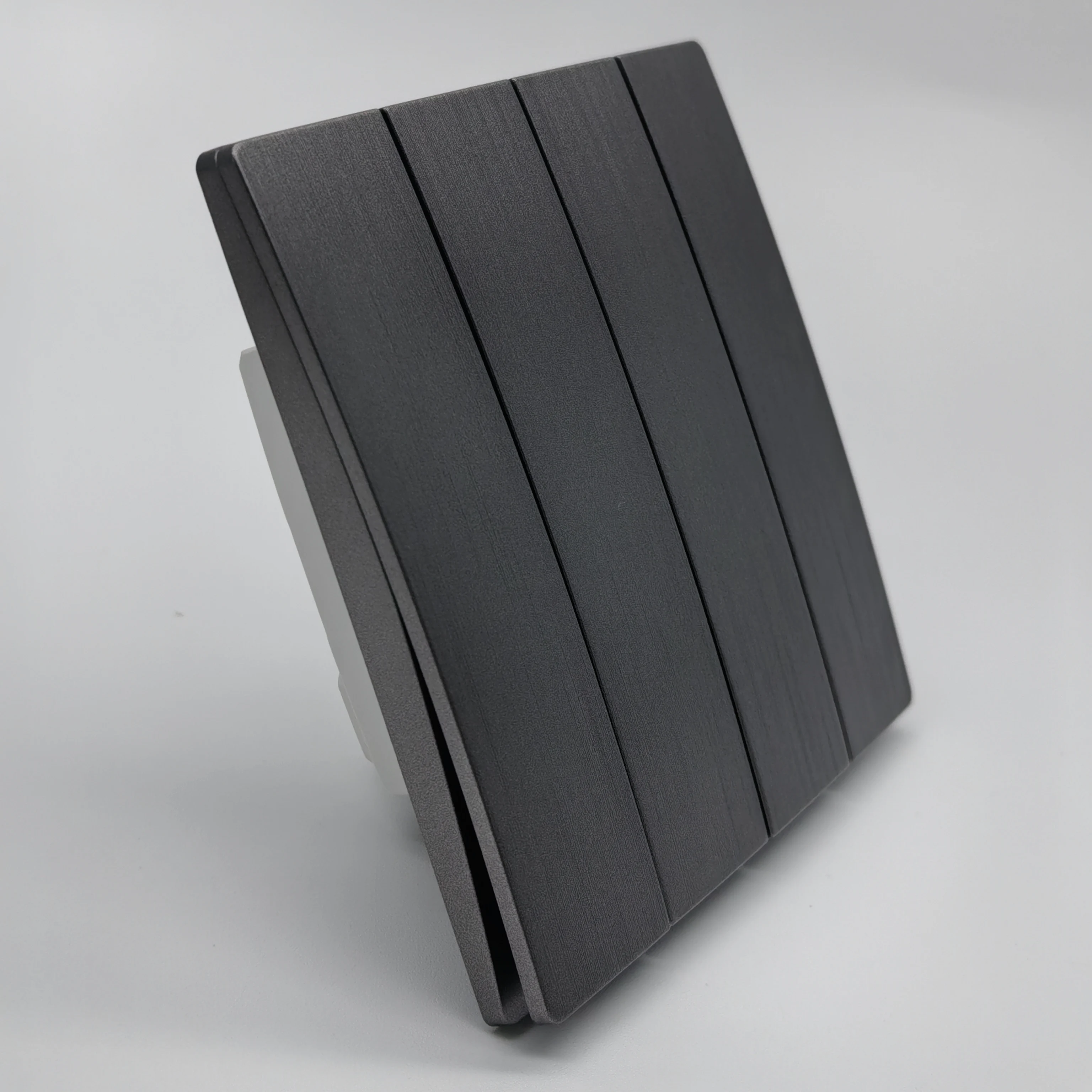 VNX High Quality BS Standard PC Material 4 Gang Light Control on off Switch Push Button Wall Switch