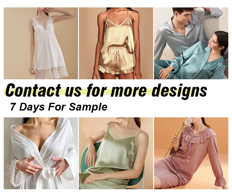 19momme Piping Design 100 Women's Pajamas Set Long Sleeves With Shorts