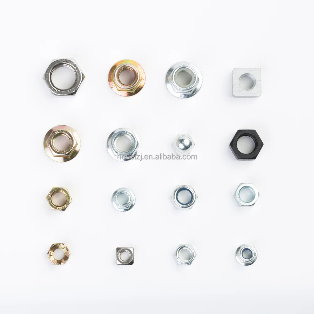 Din 557 Square Nuts Carbon Steel Galvanized Square Machine Nuts Accept