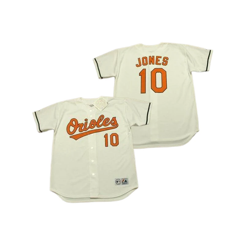 Wholesale Men's Baltimore 9 DON BUFORD 9 REGGIE JACKSON 10 ADAM JONES 10  ELROD HENDRICKS Throwback baseball jersey Stitched S-5XL From m.