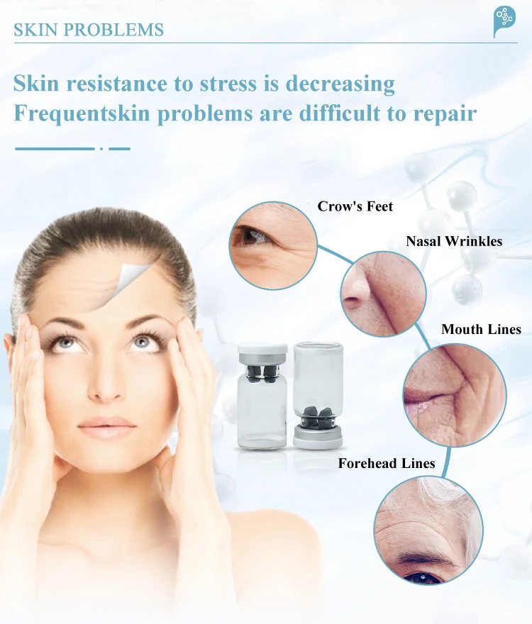 Hot 100u Wrinkle Removal Powder Facial Wrinkles Reduce Facial