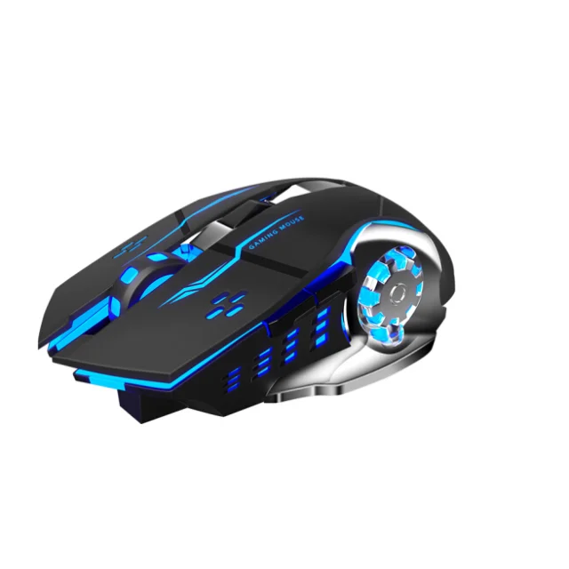 Беспроводная эргономичная оптическая Бесшумная компьютерная игровая компьютерная мышь rgb для работы в зале SC100