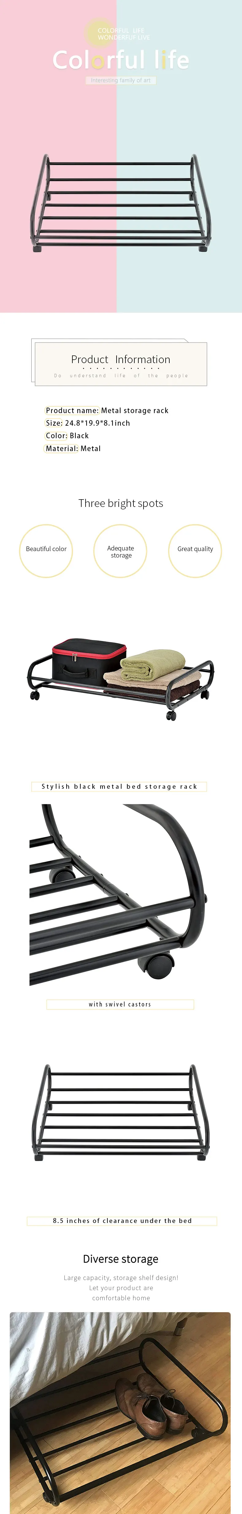 under bed shoe storage with wheels on New Design Under Bed Metal Storage Cart Metal Shoe Storage Rack With Swivel Wheels Buy Metal Storage Cart Metal Shoe Storage Rack With Swivel Wheels Rolling Metal Under Bed Storage Cart With Swivel Wheels Metal