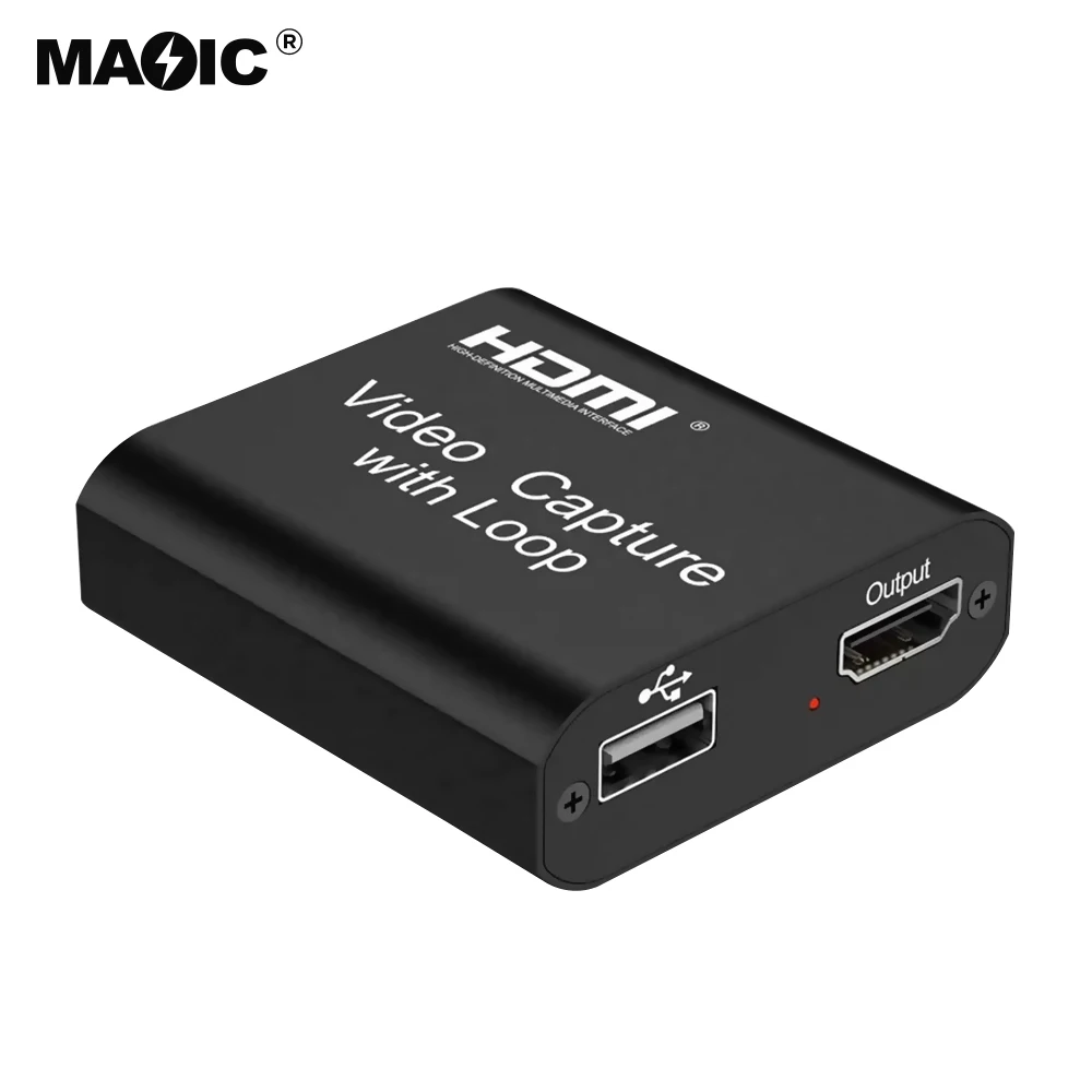 USB2.0 HDMI Video Capture Card Grabber Record Box For PS4 Game DVD Camcorder HD Camera Recording Live Streaming Broadcasti DSLR - View #3