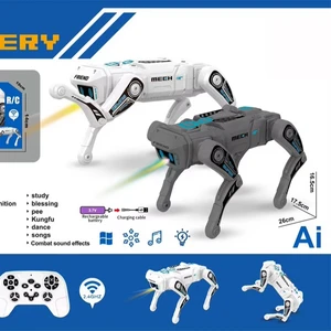 Chengji New Design Intelligent Electric Interactive Robot Educational Programming Ai Smart Pet Story Rc Robot Dog Toy for Kids