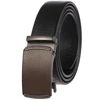 Brown leather pattern / gun buckle + black belt