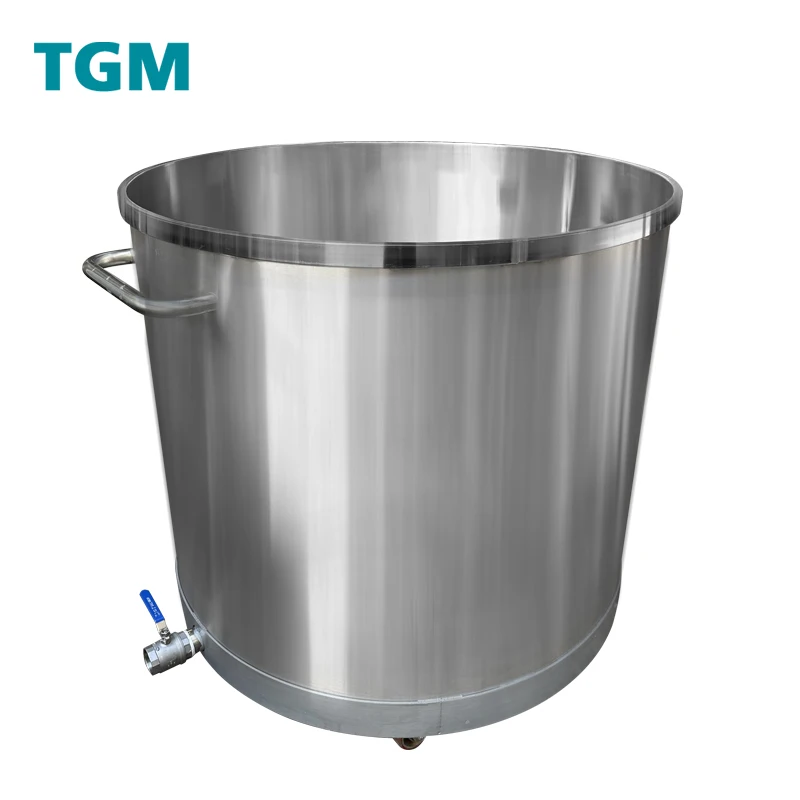 1000l 1500l 2000l Stainless Steel Movable Chemical Storage tank Equipment with Wheels