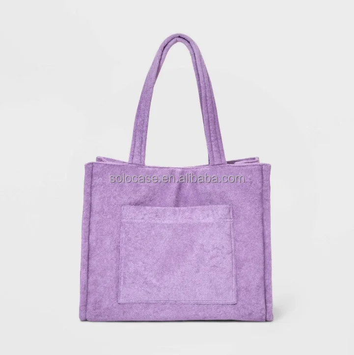 Women's Terry Cloth Tote Bag