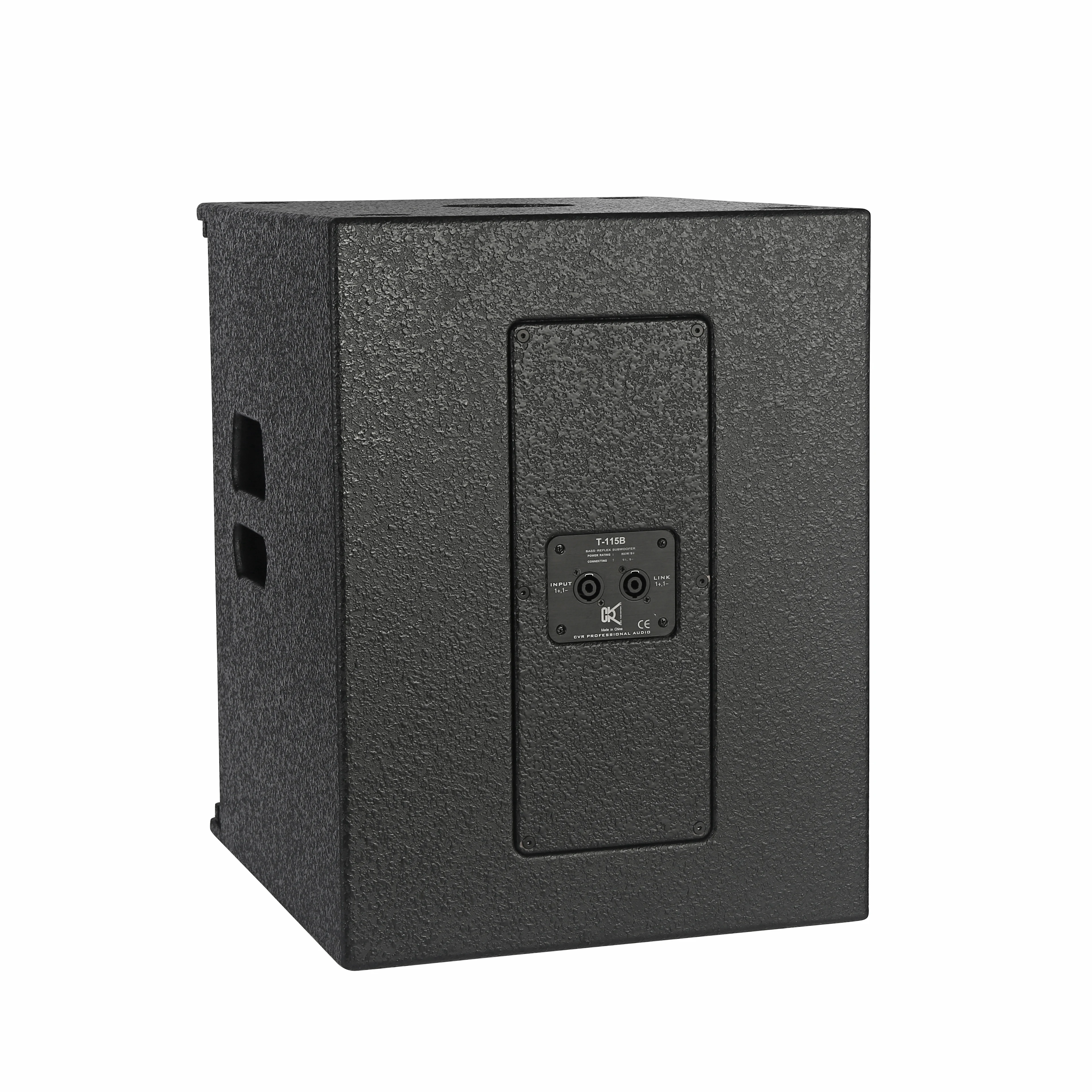 Single Active 15 Inch Subwoofer Powerful Bass DJ Set Concert Sound System Audio Studio Equipment