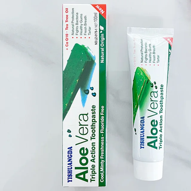 Whitening Oral Care Toothpaste in France Aloe Tooth Paste