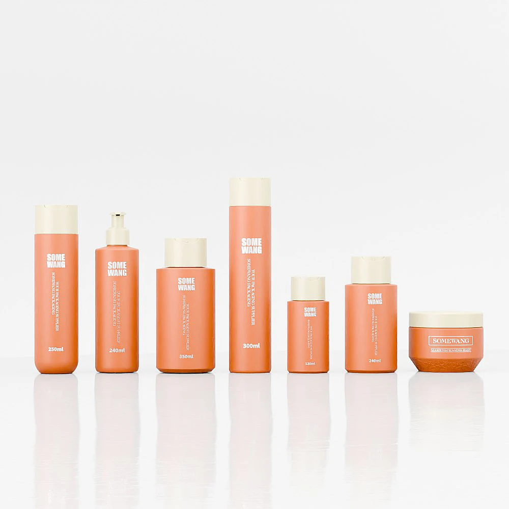 120ml, 240ml, 250ml, 300ml, 350ml Luxury Plastic HDPE Custom Printing Bottle and Jar for Skincare Packaging for Shampoo