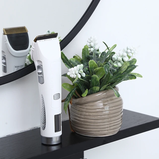Demeanor Professional LED 2 Speed Ceramic Blade New Adjustable Electric Hair Clippers Rechargeable Cordless Hair Trimmer for Men