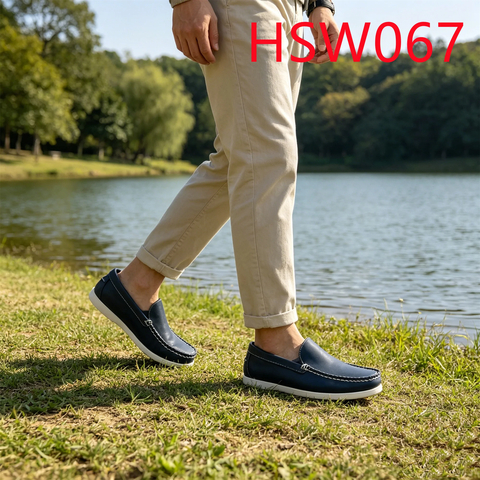 ZYF,Spain Market Popular Not Grind Foot Blue/yellow Casual Boat Shoes Community Event Ready to Wear Fashion Lazy Shoes HSW067