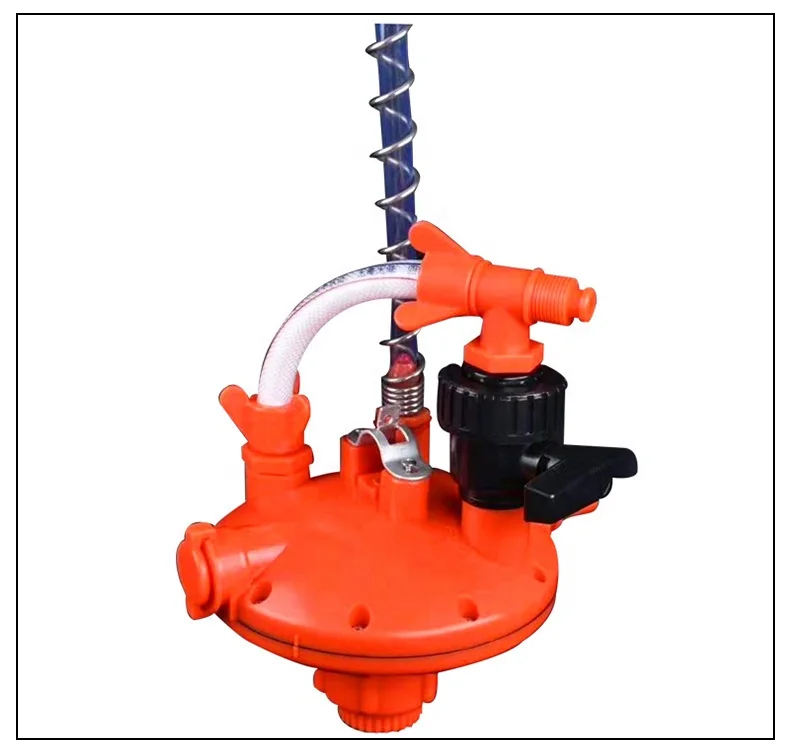 Chicken Farm Automatic Drinking Water System Chicken Plastic Water Pressure Regulator for Poultry Drinking Line House Equipment