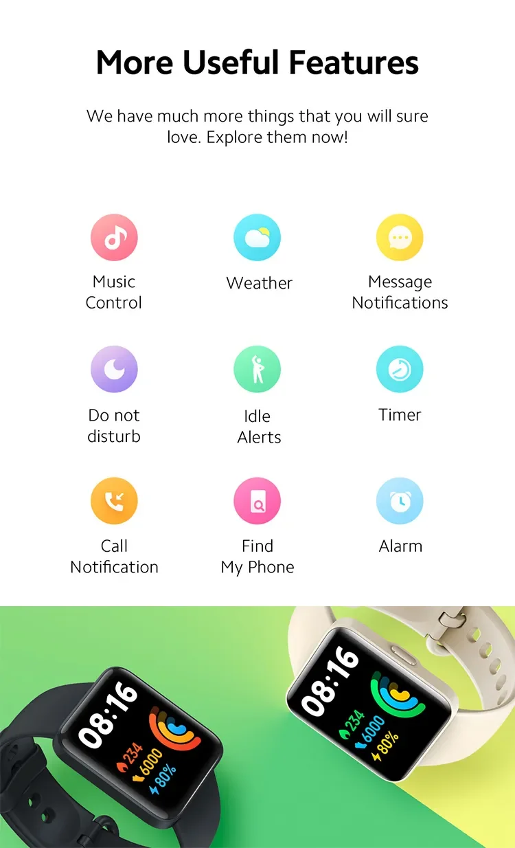 Global Version Redmi Watch 2 Lite Hd Display Blood Oxygen Cheapest