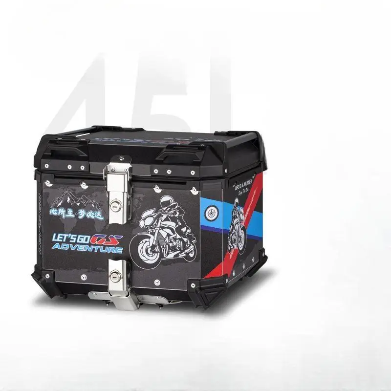 Factory Wholesale PP High Quality Fall Waterproof Safety 45L Motorcycle Box