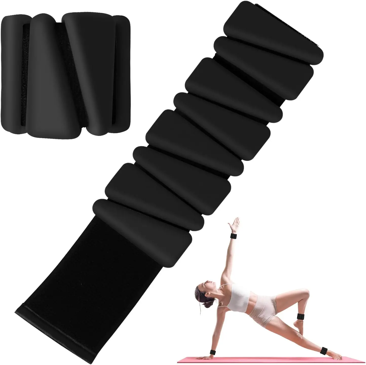 Home Fitness Strength Training Set Latex Resistance Bands Ankle