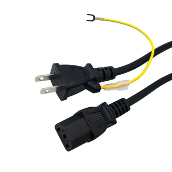 Japanese Standard Two Plug With Ground Wire to C13 PSE Power Cord 3*0.75