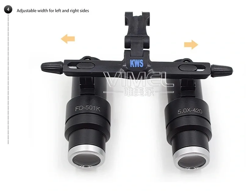 5X高輝度LEDライト外科手術歯科用ヘッドライト付き医療用拡大鏡外科用