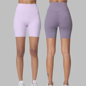 Custom Scrunch Yoga Shorts Gym Fitness Short Butt Lift Sport Workout Athletic Compression High Waist Yoga Nylon Shorts for Wome