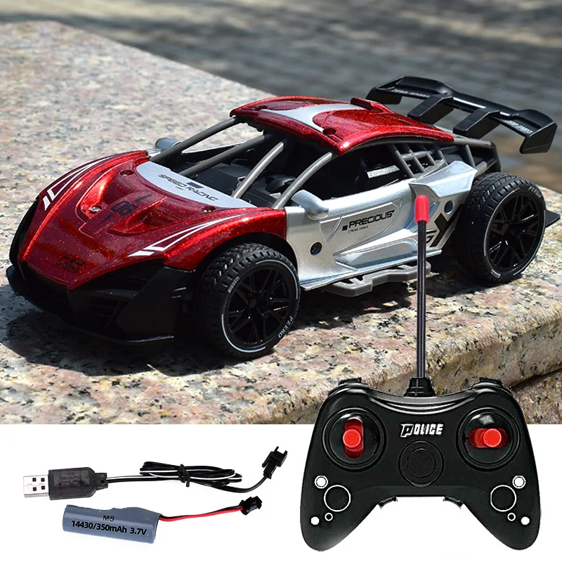 1: 20 Skeleton Alloy Remote Control Electric Car Boy PK Racing Car Four-way Charging Remote-controlled Toy Car