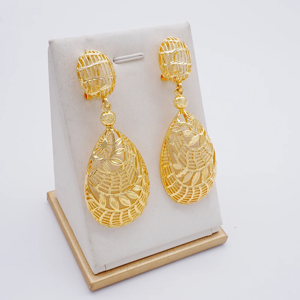 Shop 18k Saudi Gold Earrings Nasasangla with great discounts and prices  online - Jan 2024 | Lazada Philippines