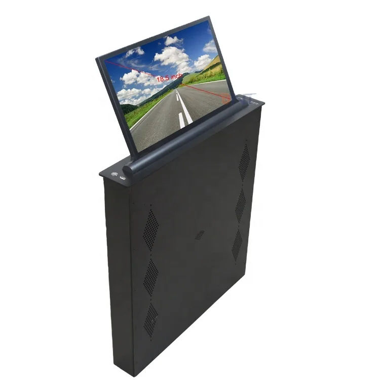 BNT Smart Office Conference Room LCD Monitor Motorized Lifting Mechanism With Screen