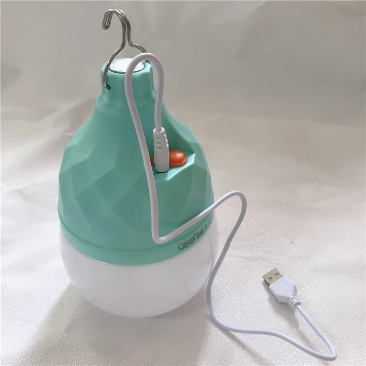 50W Portable Outdoor LED Light Bulbs Camping Hiking BBQ Outage Emergency USB Rechargeable Bulb