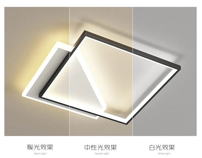 MEEROSEE Flush Mount Ceiling Light Ceiling Mount Light   Ceiling Light Square MD87168