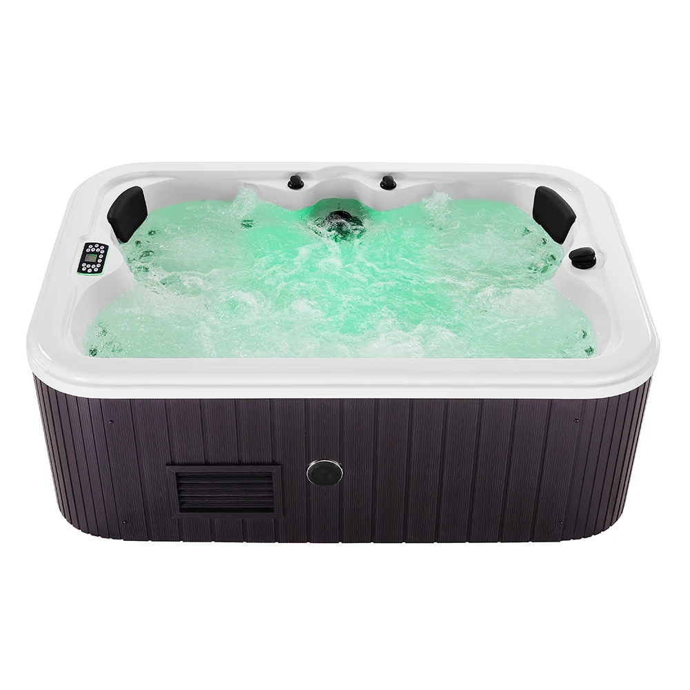 Freestanding Dubai Korean Sex Hot Tub 2 Loungers Outdoor Spa