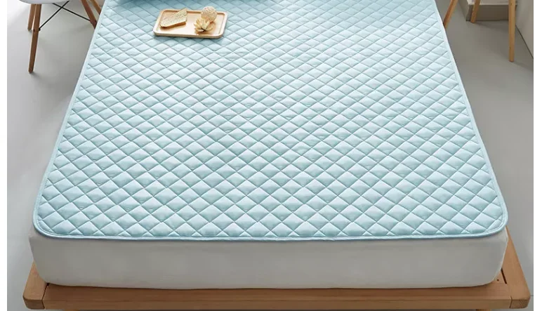 Натяжная простыня 100% Водонепроницаемая дышащая защита матраса кровати от клещей Водонепроницаемый ультразвуковой стеганый