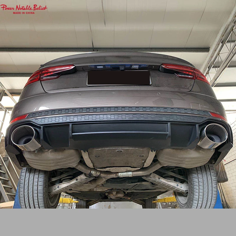 Audi A4 RS4 Style Diffuser - Enhance Rear Bumper Appeal
