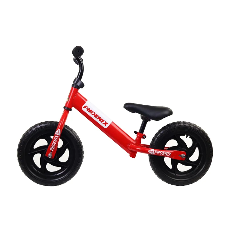 12インチCEパドルレスバイクキッズバランス自転車/フットペダル
