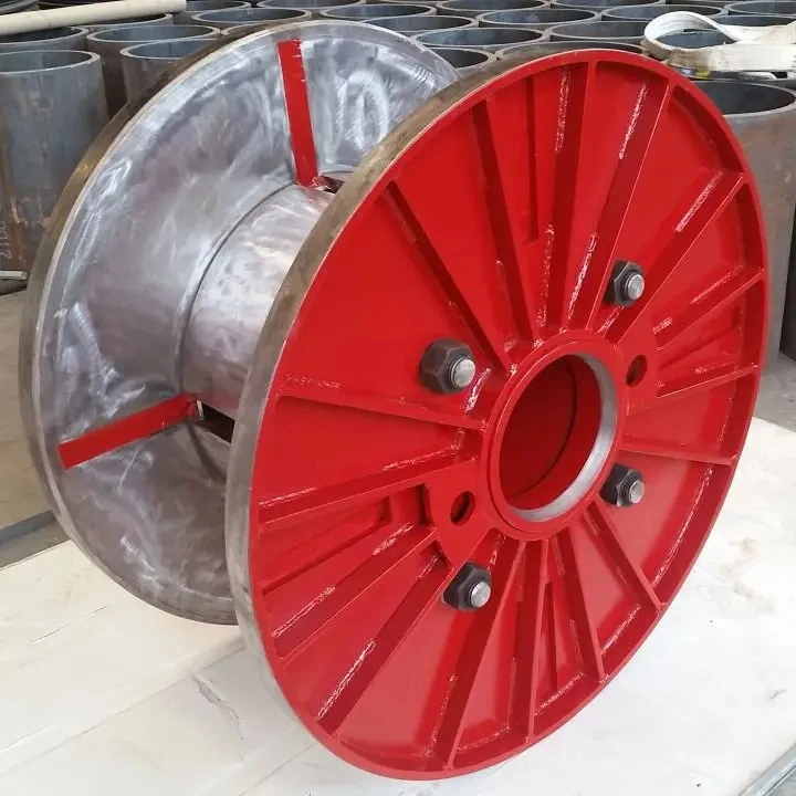 Customized Size Enhanced Metal Flange Process Bobbin for Copper, Aluminum Wire Steel Cable Payoff Spool Reel Fast Delivery