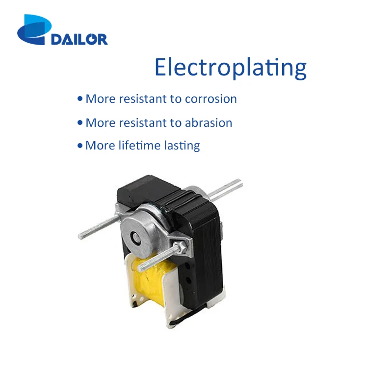 Copper Single Phase Shaded Pole Ac Electrical Motor Exhaust Ceiling