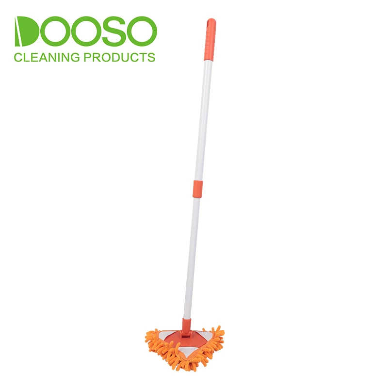 Magic Triangle Wall Cleaning Mop with Long Handle Chenille Dust Mop Ceiling Mop Adjustable