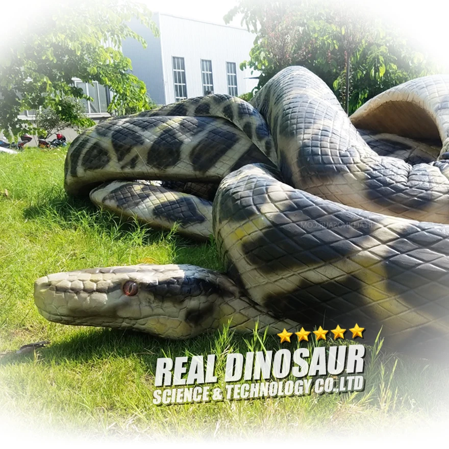 Artificial Silicon Rubber Material Robotic Snake Model