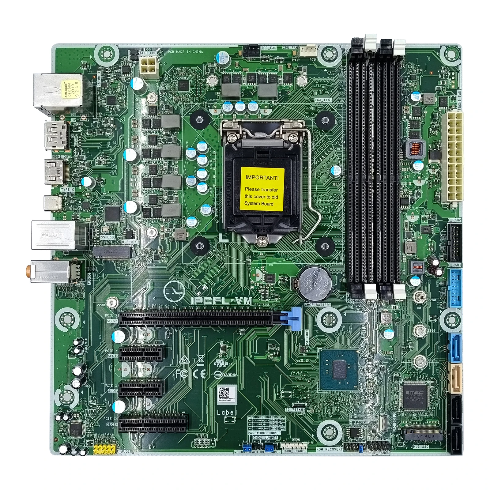 XPS 0 Dell Desktop DDR4 Motherboard Z370 LGA1151 com: IPCFL-VM