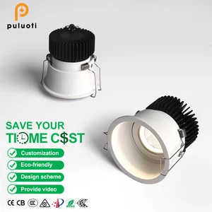 Modern High-quality LED Hill-shaped Spotlight Embedded Design, 3500K Full-spectrum Eye-friendly Light, Ideal for Home Decoration