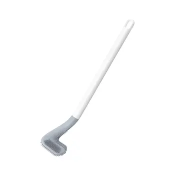 Novelty Golf Shaped Wall Mounted TPR Brush Head Toilet Cleaning Brush Without Dead End Toilet Brush