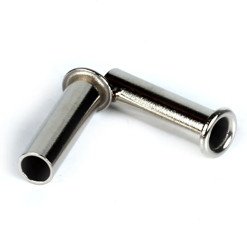 Pipe Type Tubular Rivets Nickel Plated Customized Hollow Rivets