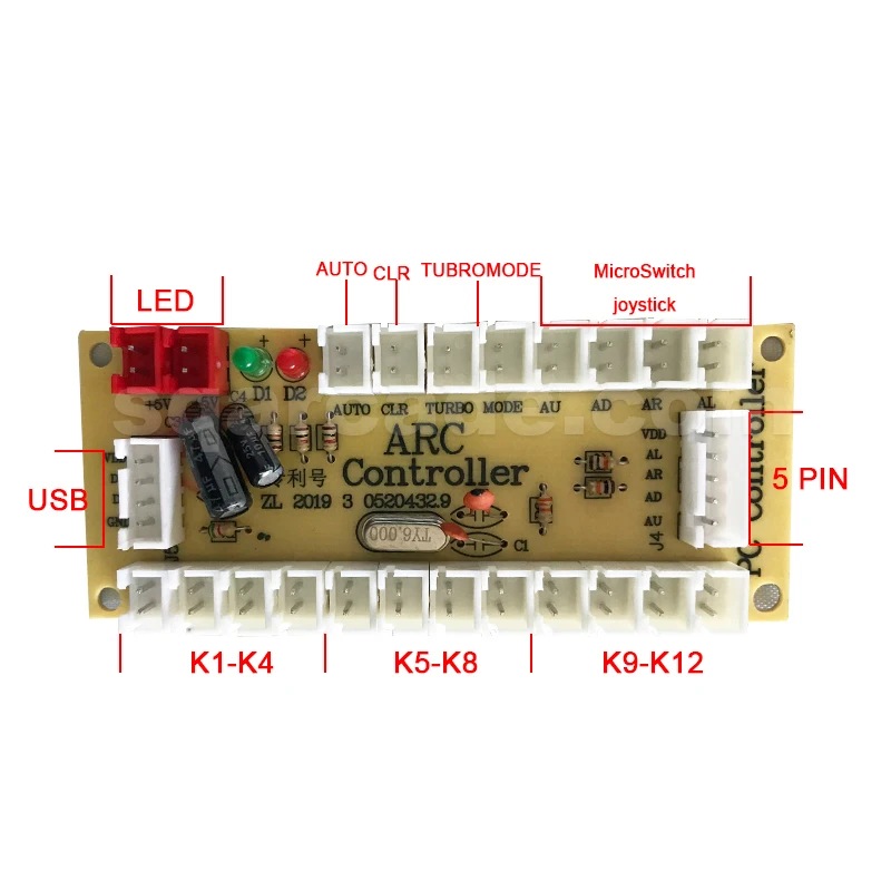 DIY Arcade Joystick Kit Zero Delay USB Controller PC Sanwa Oval Ball Joystick With 30mm Buttons for PC PS 3 for Pandoras Game