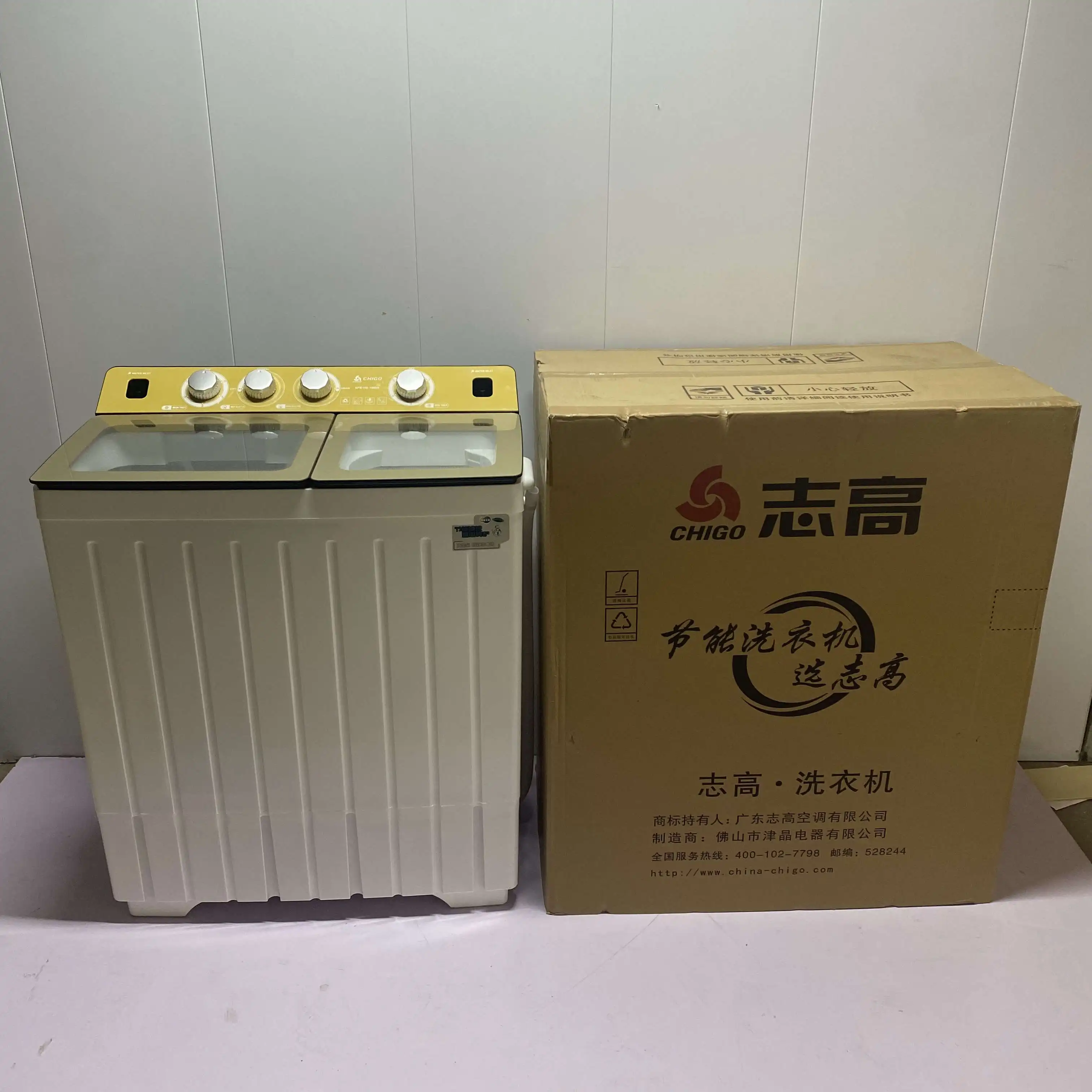 New English High Capacity Two-cylinder Semi-automatic Top Loading Washing Machine 18 kg Household Steel Drum Washing Machine