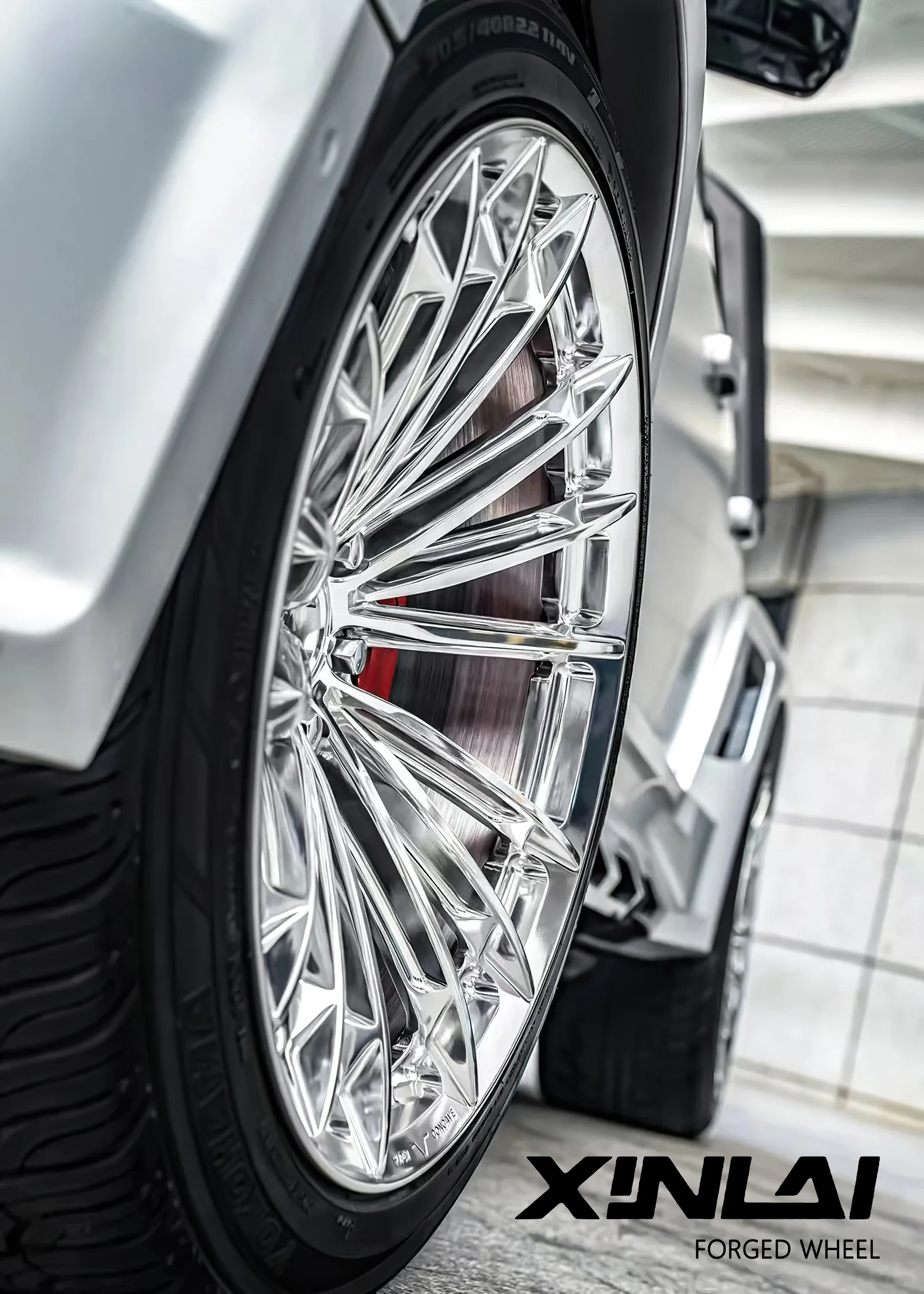 XINLAI Deep Concave 1-piece Forged Passenger Car Wheel 5x120 5x112 5x114.3 Alloy Chrome Wheels 18 19 20 21 22 23 Inch Rims - Image 2