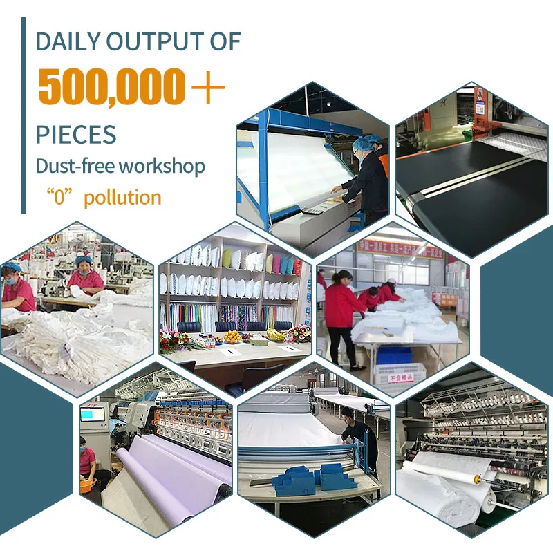 Factory Custom Bed Bug Proof Breathable Microfiber Quilted Waterproof Mattress Protector Cover