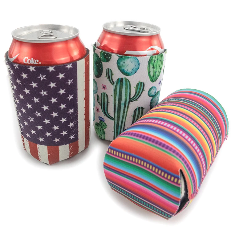 ZipSip® Tall Dye-Sublimated Neoprene Can Cooler