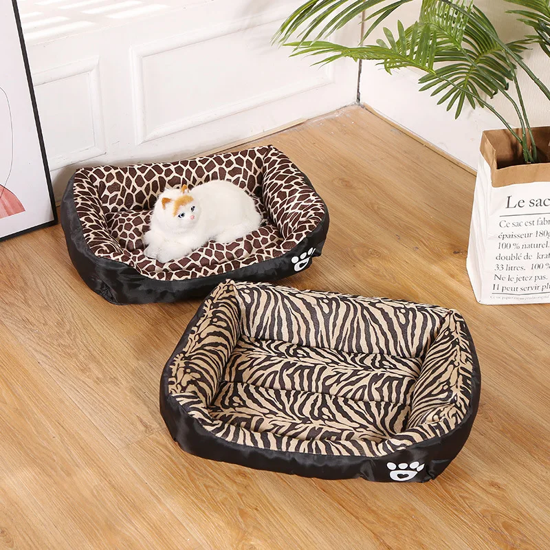 Factory Wholesale Custom Luxury Pet Bed Soft Dog Nest Large Rectangle